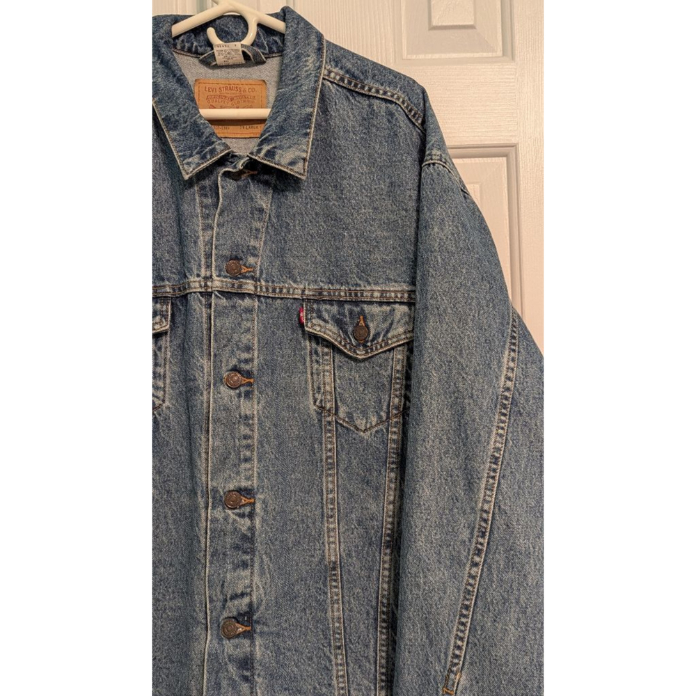 Men's Levi's Denim Jacket 3XL Blue - Picture 3 of 9